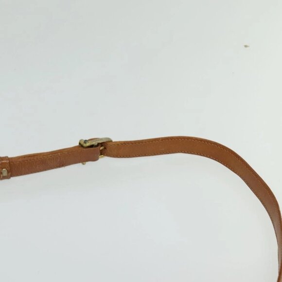 CELINE Macadam Canvas Shoulder Bag PVC Leather Brown Gold Auth - Picture 6 of 16